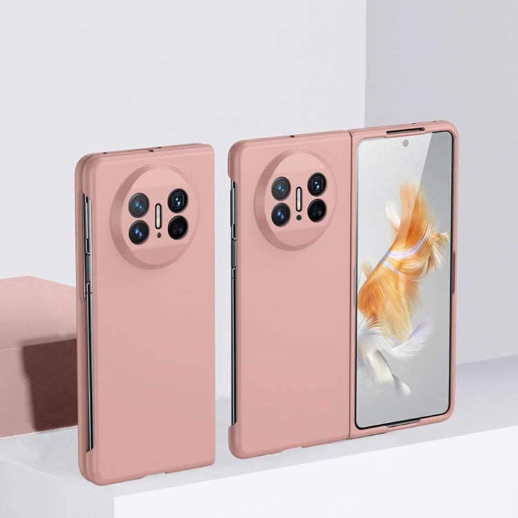 For Huawei Mate X3 Skin-feel Shockproof Full Coverage Phone Case(Pink)