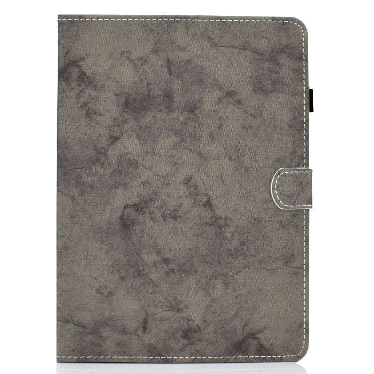 For Huawei MatePad SE Marble Style Cloth Texture PU Tablet Protective Case(Grey)