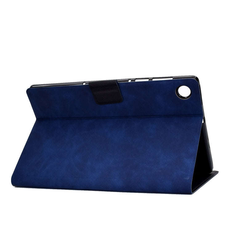 For Huawei MatePad SE Cowhide Texture Horizontal Flip Tablet Leather Case(Blue)