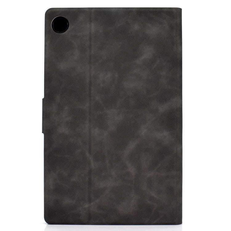 For Huawei MatePad SE Cowhide Texture Horizontal Flip Tablet Leather Case(Grey)