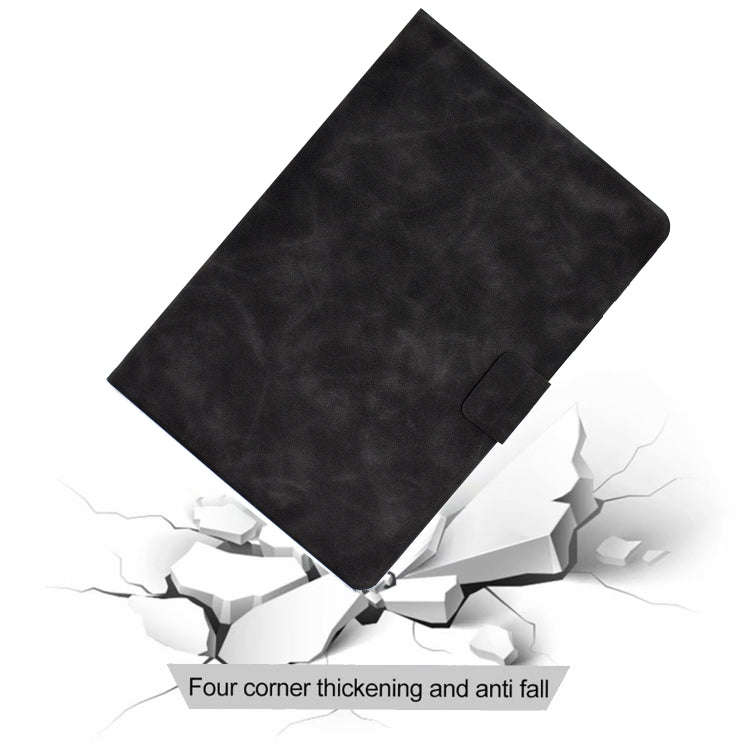 For Huawei MatePad SE Cowhide Texture Horizontal Flip Tablet Leather Case(Grey)