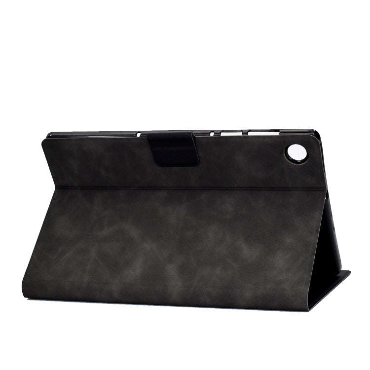 For Huawei MatePad SE Cowhide Texture Horizontal Flip Tablet Leather Case(Grey)