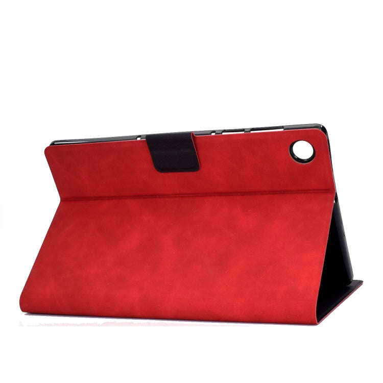 For Huawei MatePad SE Cowhide Texture Horizontal Flip Tablet Leather Case(Red)