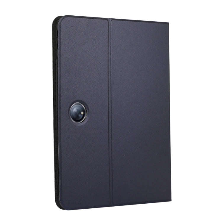 For OPPO Pad 2 11.6 inch Voltage Elastic Texture Flip Leather Tablet Case(Dark Blue)
