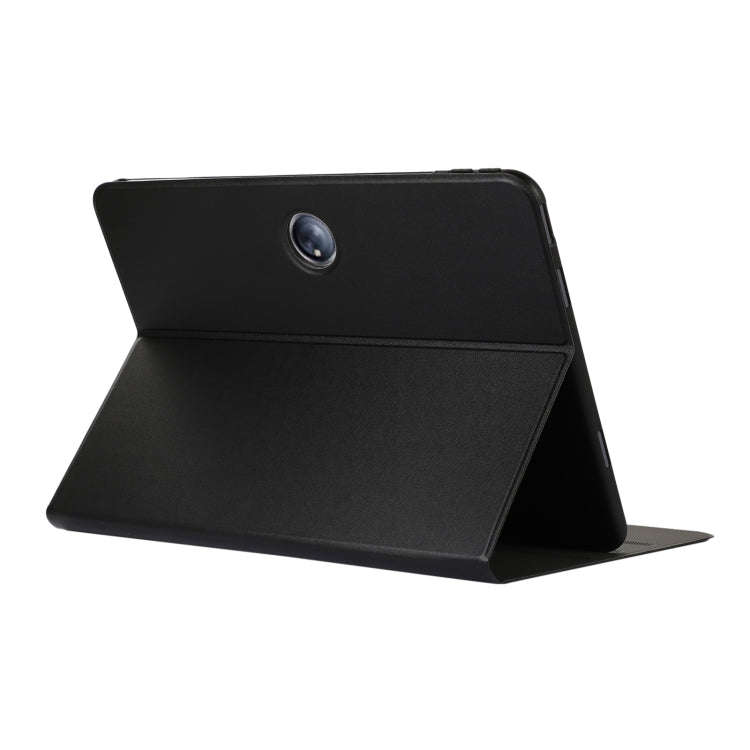 For OPPO Pad 2 11.6 inch Voltage Elastic Texture Flip Leather Tablet Case(Black)