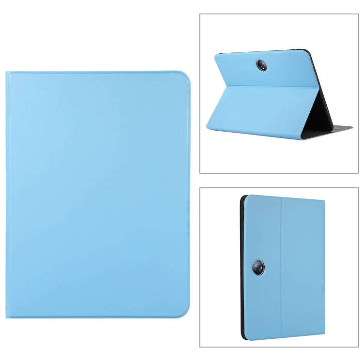 For OPPO Pad 2 11.6 inch Voltage Elastic Texture Flip Leather Tablet Case(Sky Blue)