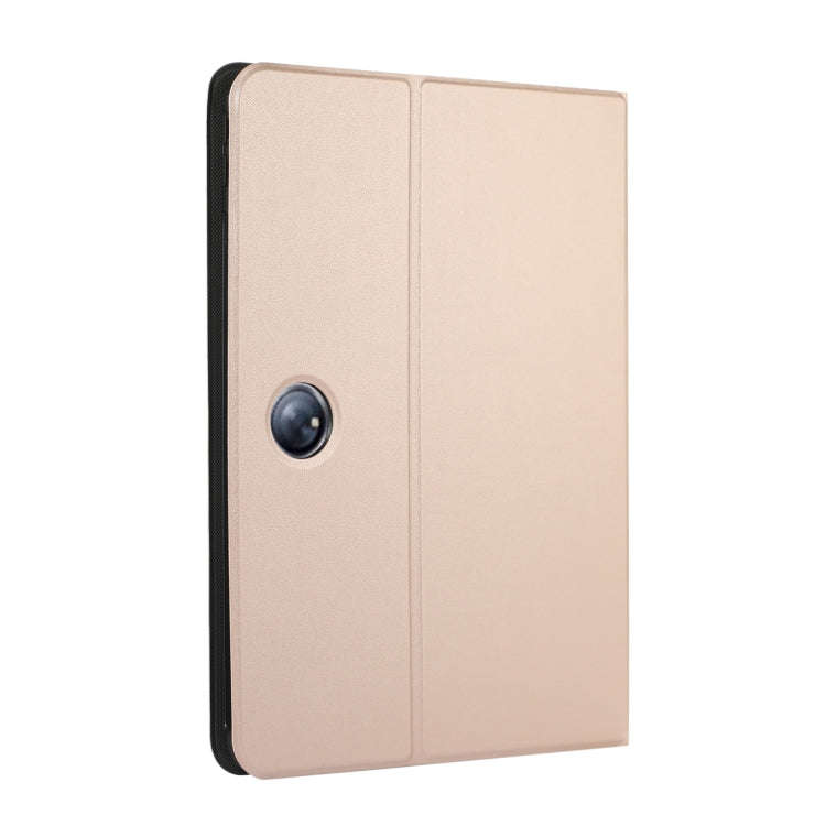For OPPO Pad 2 11.6 inch Voltage Elastic Texture Flip Leather Tablet Case(Gold)