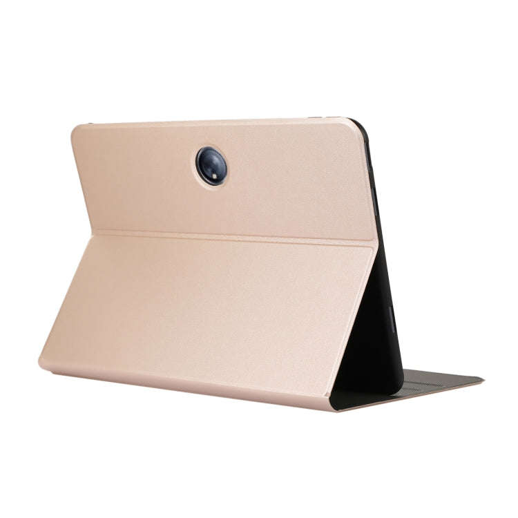 For OPPO Pad 2 11.6 inch Voltage Elastic Texture Flip Leather Tablet Case(Gold)