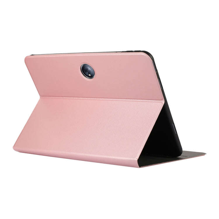 For OPPO Pad 2 11.6 inch Voltage Elastic Texture Flip Leather Tablet Case(Rose Gold)