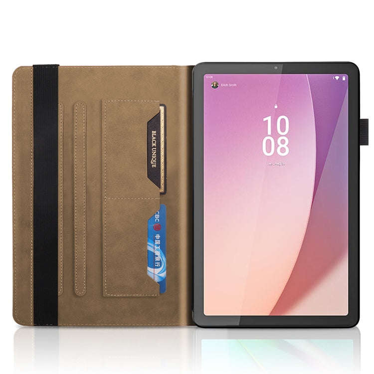 For Lenovo Tab M9 Life Tree Embossed Flip Leather Tablet Case(Brown)