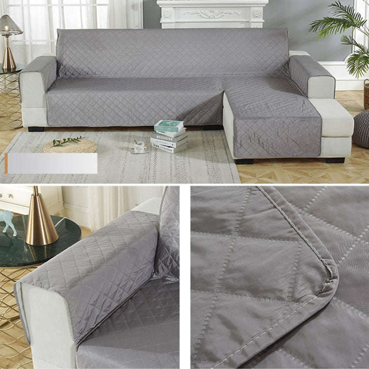 Waterproof Non-slip Pet Cushion One-piece Assemble Sofa Cover, Size:Right-200x270cm(Grey)
