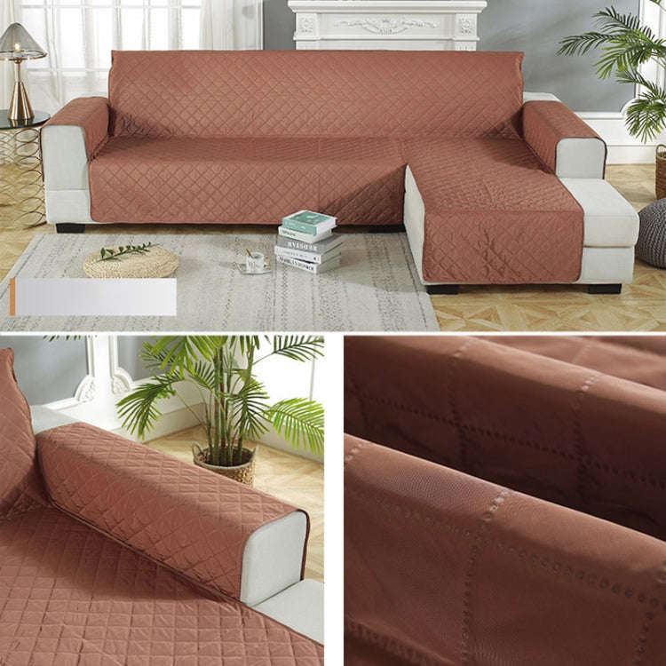 Waterproof Non-slip Pet Cushion One-piece Assemble Sofa Cover, Size:Right-200x270cm(Orange)
