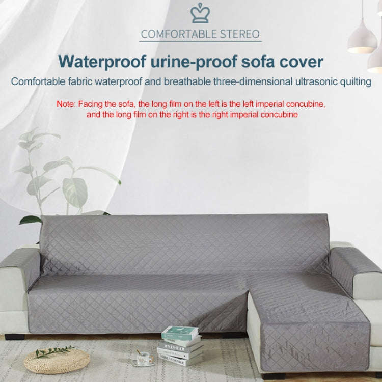 Waterproof Non-slip Pet Cushion One-piece Assemble Sofa Cover, Size:Right-200x270cm(Orange)