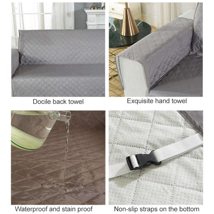 Waterproof Non-slip Pet Cushion One-piece Assemble Sofa Cover, Size:Right-200x270cm(Orange)