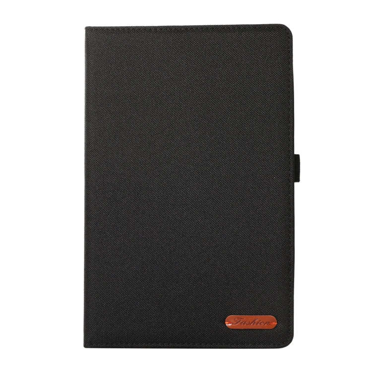 For Lenovo Tab M9 Fabric Leather Tablet Case(Black)