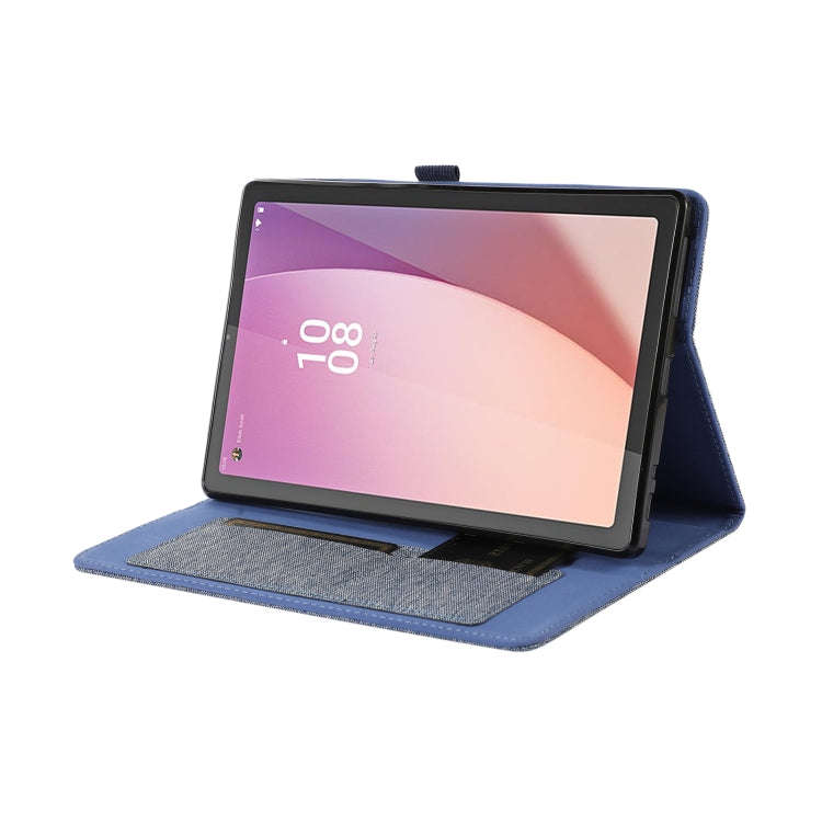 For Lenovo Tab M9 Fabric Leather Tablet Case(Grey)