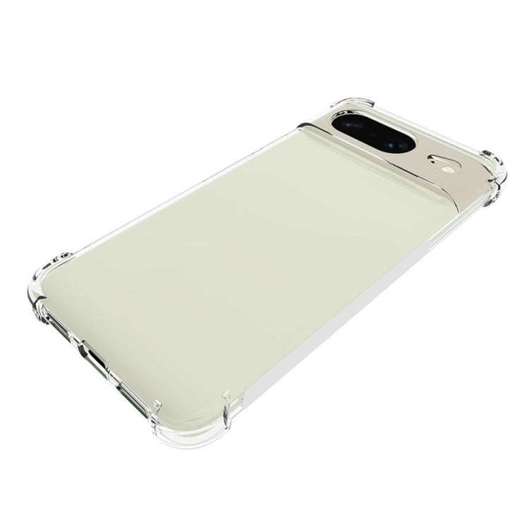 For Google Pixel 8 Shockproof Non-slip Thickening TPU Phone Case(Transparent)