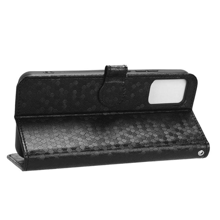 For TCL 403 Honeycomb Dot Texture Leather Phone Case(Black)