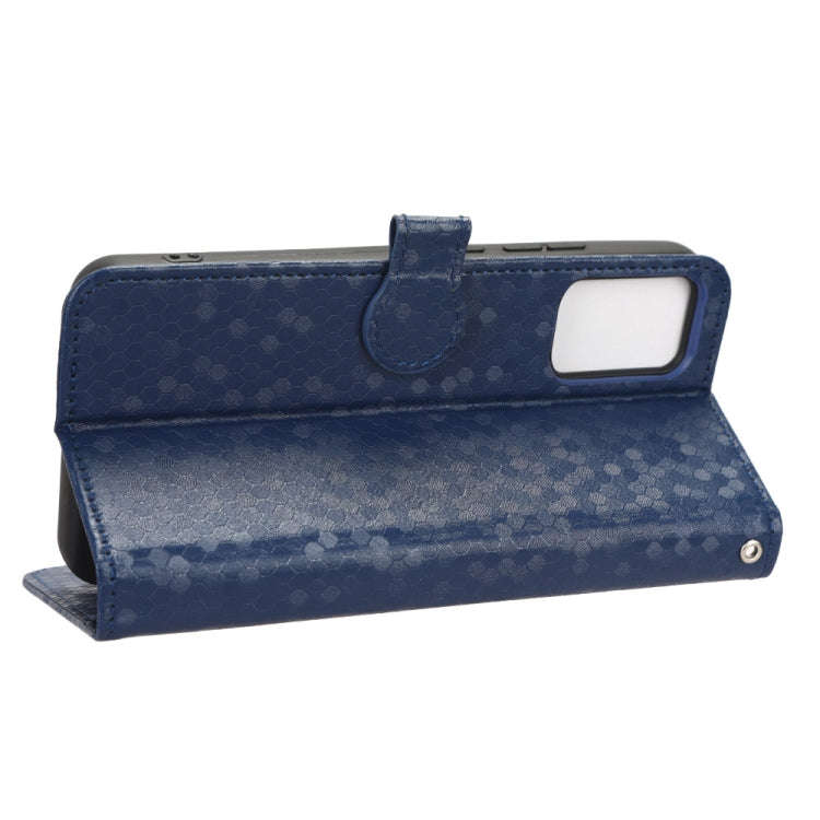 For TCL 403 Honeycomb Dot Texture Leather Phone Case(Blue)