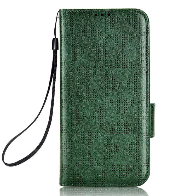 For Nokia G22 4G Symmetrical Triangle Leather Phone Case(Green)