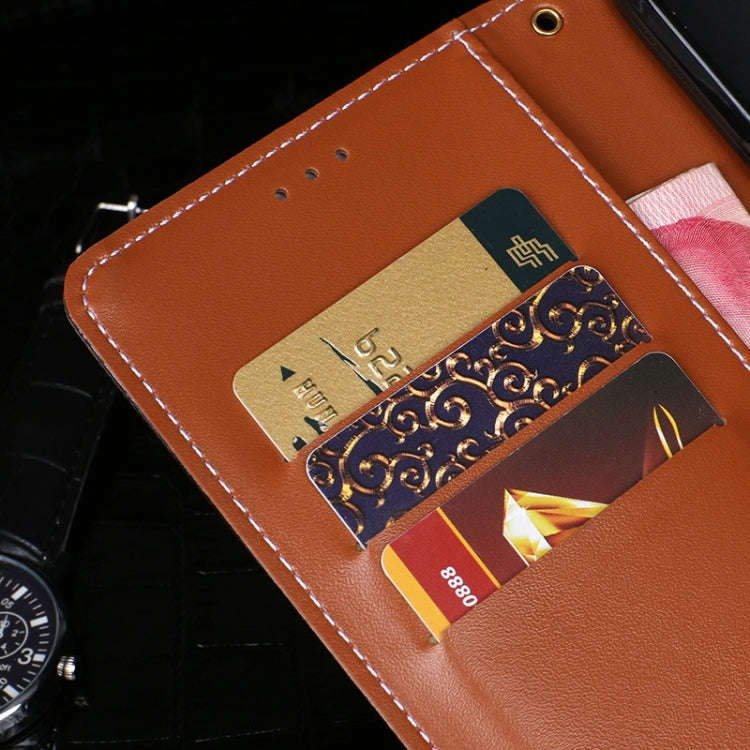 For Ulefone Note 14 idewei Crocodile Texture Leather Phone Case(Dark Blue)
