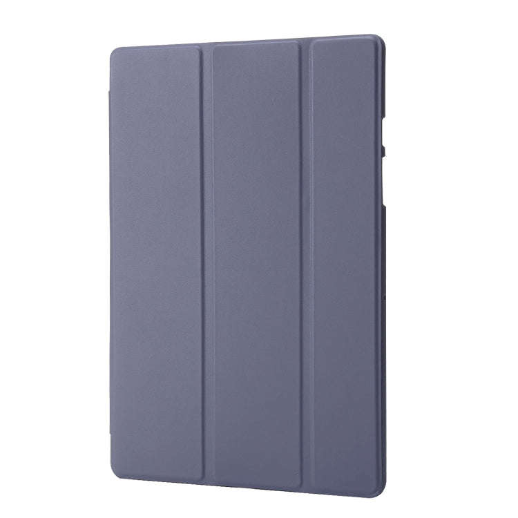 For Huawei Matepad SE 3-fold TPU Leather Tablet Case(Lavender Grey)