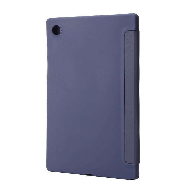 For Huawei Matepad SE 3-fold TPU Leather Tablet Case(Lavender Grey)
