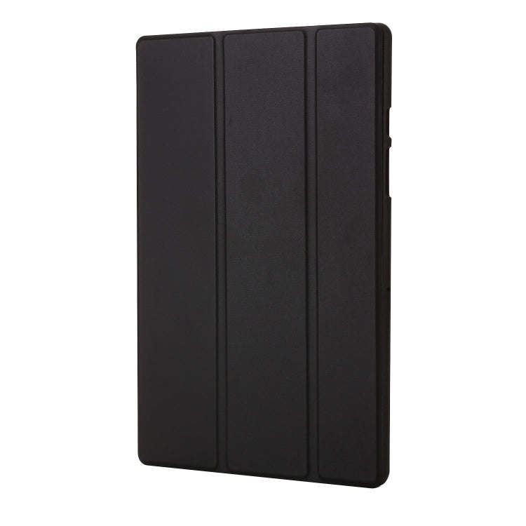 For Huawei Matepad SE 3-fold TPU Leather Tablet Case(Black)