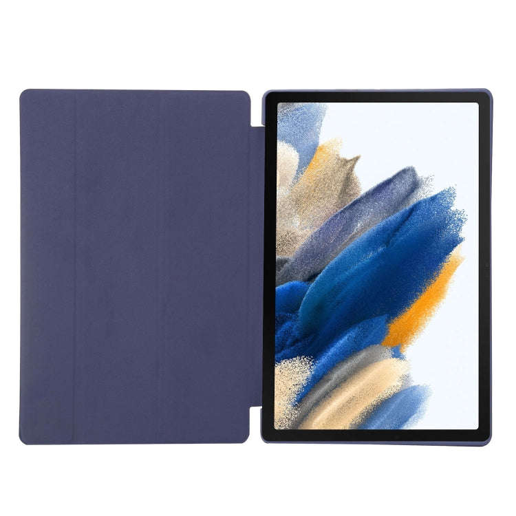 For Huawei Matepad SE 3-fold TPU Leather Tablet Case(Black)