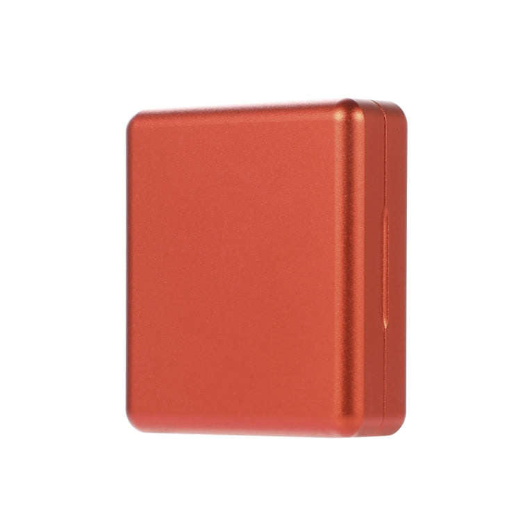 For IQOS Series Aluminum Alloy Cigarette Case, Capacity:10 pcs(Orange)