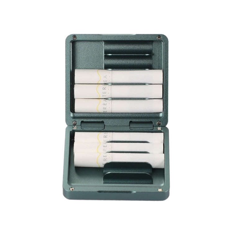 For IQOS Series Aluminum Alloy Cigarette Case, Capacity:10 pcs(Green)