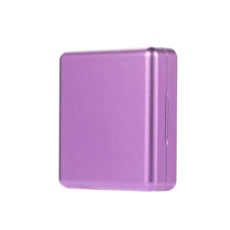 For IQOS Series Aluminum Alloy Cigarette Case, Capacity:10 pcs(Purple)