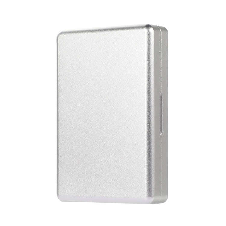 For IQOS Series Aluminum Alloy Dust-proof Cigarette Case, Capacity:20 pcs(Silver)