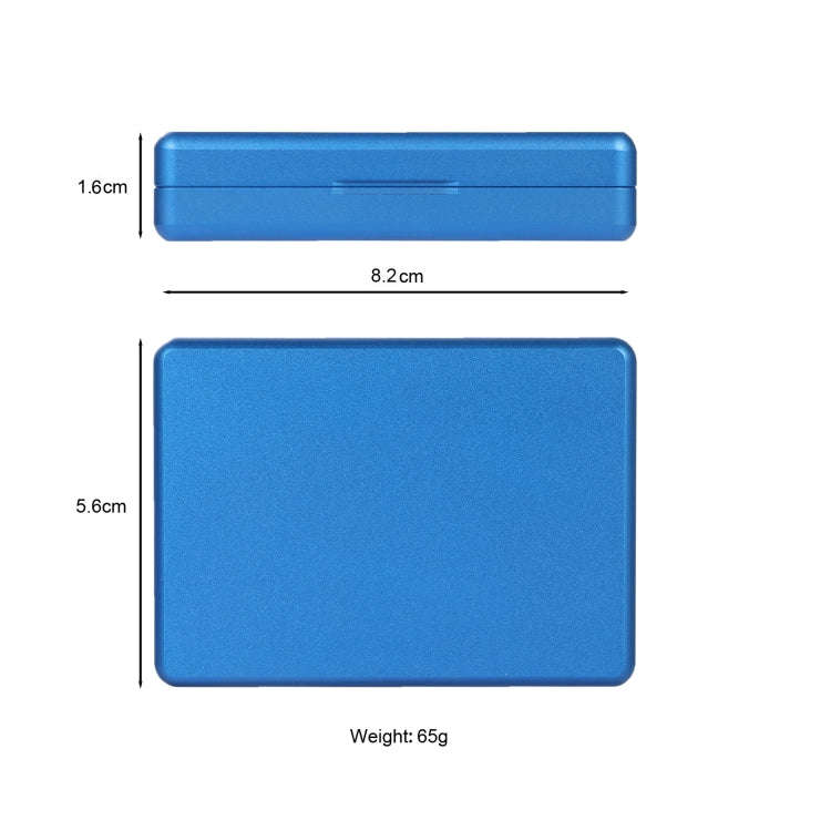 For IQOS Series Aluminum Alloy Dust-proof Cigarette Case, Capacity:20 pcs(Grey)