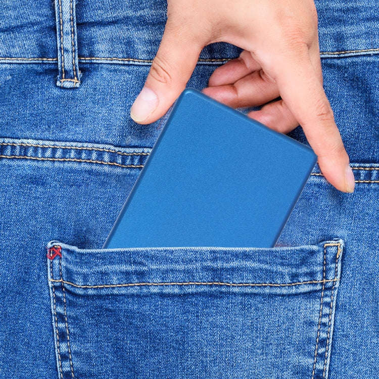 For IQOS Series Aluminum Alloy Dust-proof Cigarette Case, Capacity:20 pcs(Blue)