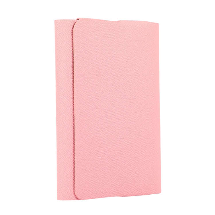 For IQOS ILUMA ONE Cross Pattern E-cigarette Leather Storage Bag(Pink)