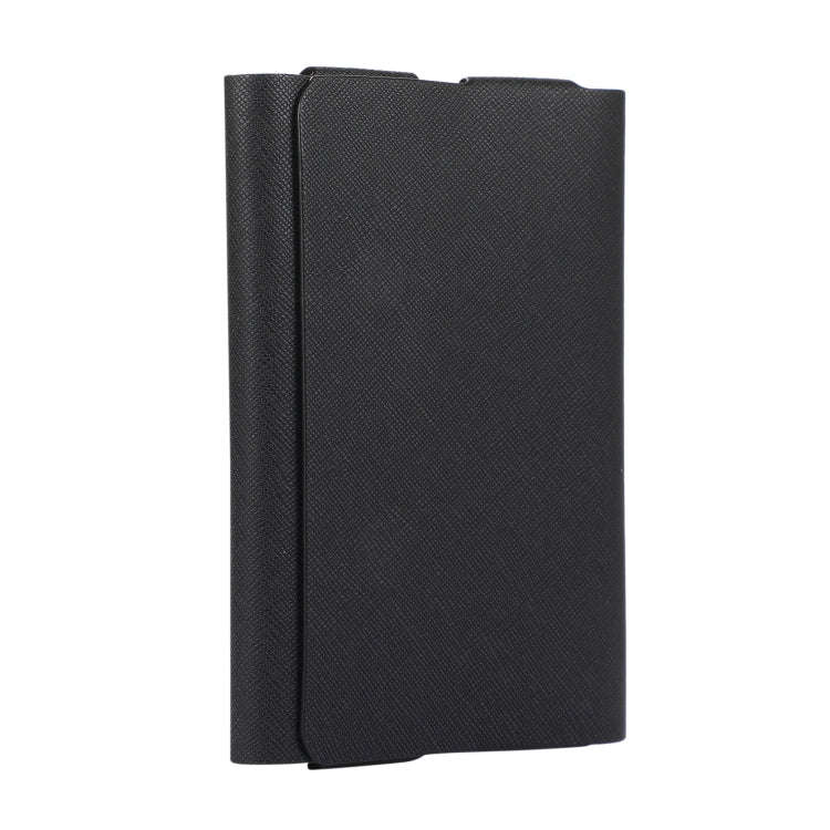 For IQOS ILUMA ONE Cross Pattern E-cigarette Leather Storage Bag(Black)