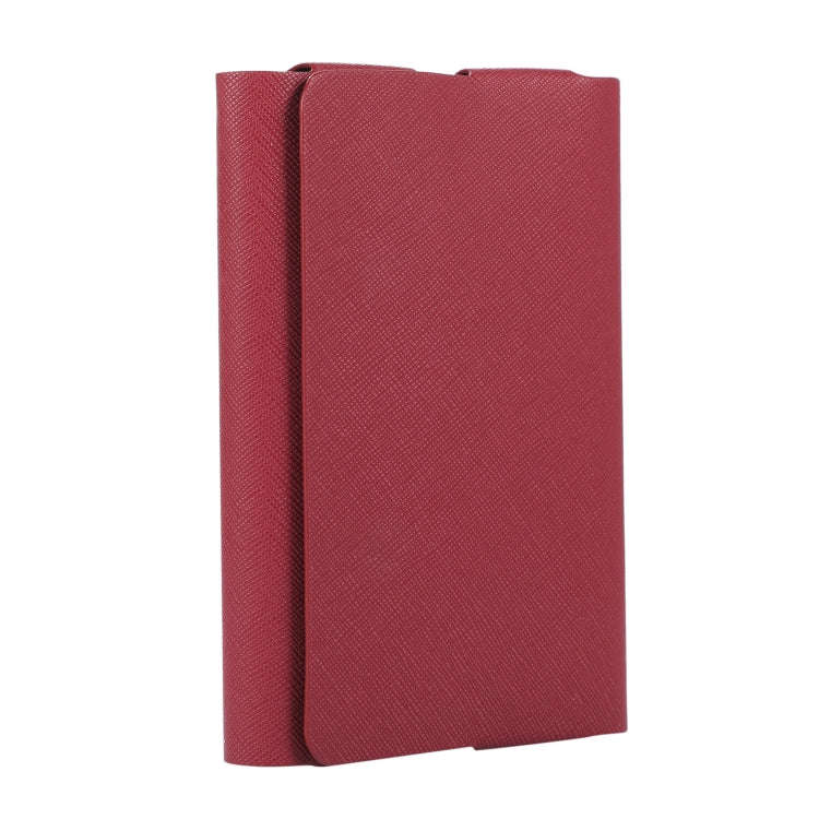 For IQOS ILUMA ONE Cross Pattern E-cigarette Leather Storage Bag(Red)