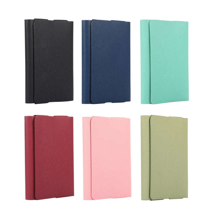 For IQOS ILUMA ONE Cross Pattern E-cigarette Leather Storage Bag(Red)