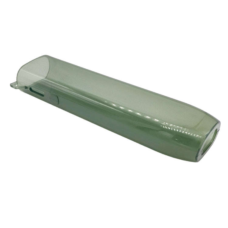 For IQOS ILUMA ONE TPU Electronic Cigarette Case with Lanyard Hole(Transparent Green)