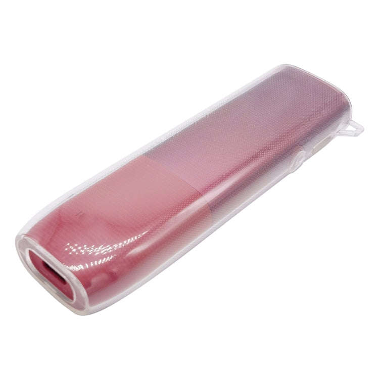 For IQOS ILUMA ONE TPU Electronic Cigarette Case with Lanyard Hole(Transparent)