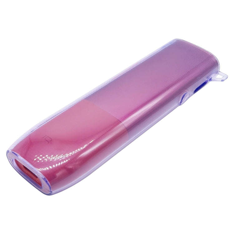 For IQOS ILUMA ONE TPU Electronic Cigarette Case with Lanyard Hole(Purple)