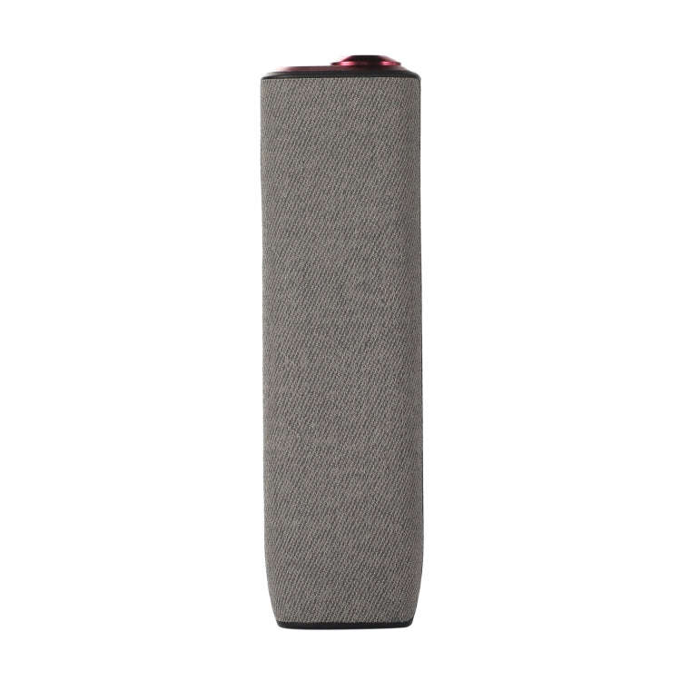 For IQOS ILUMA ONE Twill TPU+PU Electronic Cigarette Case with Lanyard(Grey)
