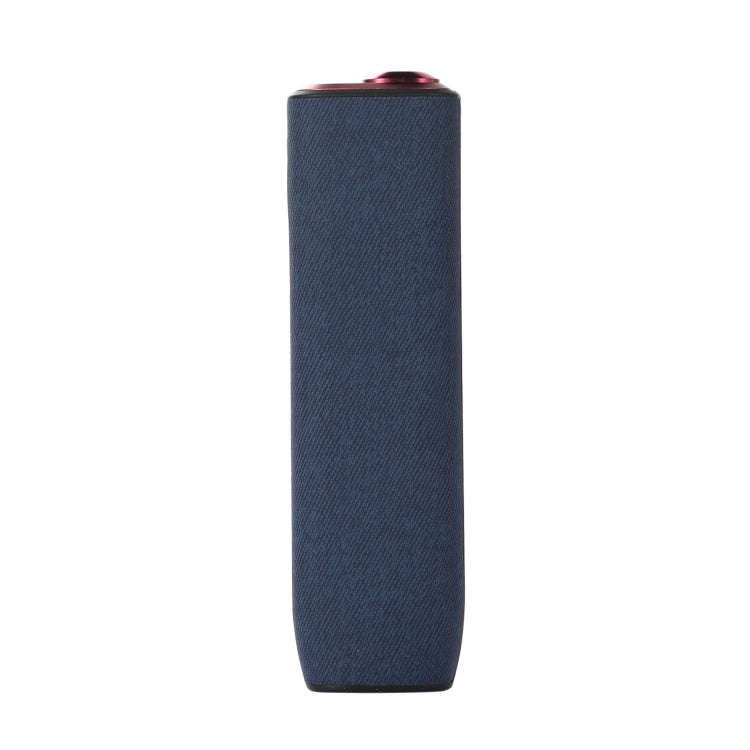 For IQOS ILUMA ONE Twill TPU+PU Electronic Cigarette Case with Lanyard(Blue)