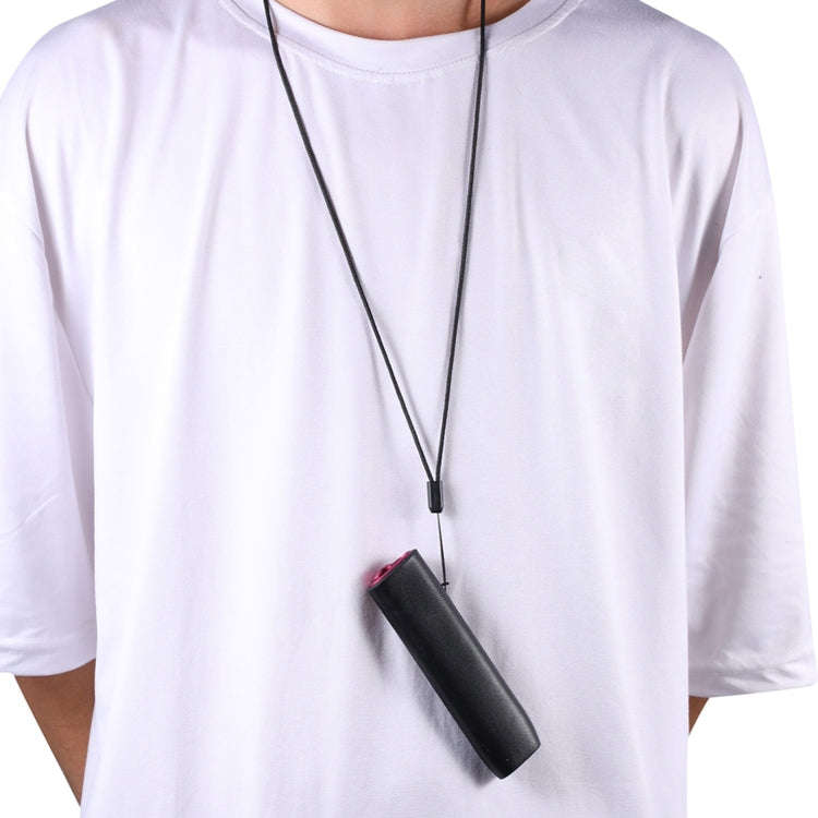 For IQOS ILUMA ONE Twill TPU+PU Electronic Cigarette Case with Lanyard(Blue)