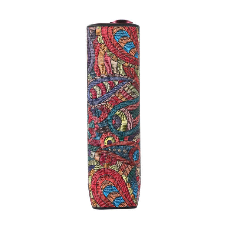 For IQOS ILUMA ONE TPU+PU Skinned Electronic Cigarette Protective Case with Lanyard(Cashew Flower...
