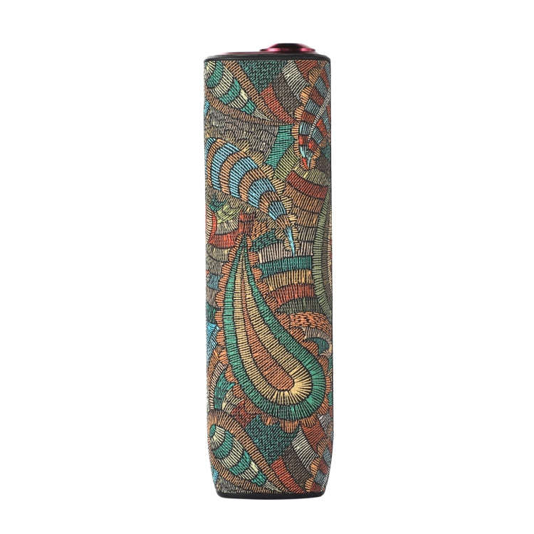 For IQOS ILUMA ONE TPU+PU Skinned Electronic Cigarette Protective Case with Lanyard(Cashew Flower...