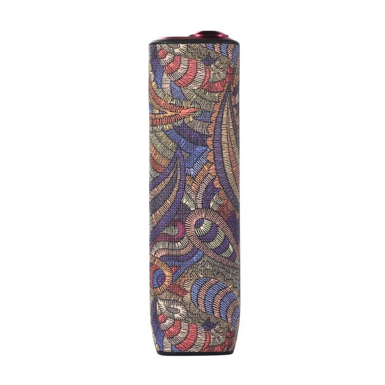 For IQOS ILUMA ONE TPU+PU Skinned Electronic Cigarette Protective Case with Lanyard(Cashew Flower...