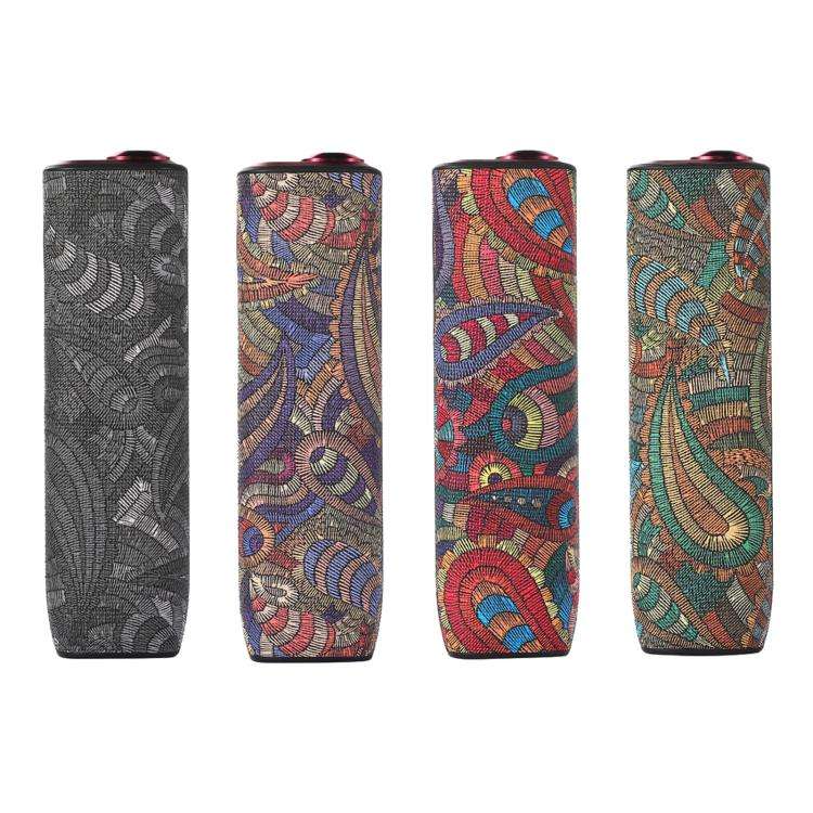For IQOS ILUMA ONE TPU+PU Skinned Electronic Cigarette Protective Case with Lanyard(Cashew Flower...