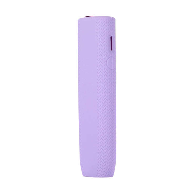 For IQOS ILUMA ONE Silicone Electronic Cigarette Shockproof Protective Case(Lilac)